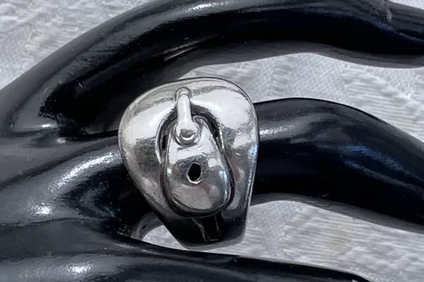Zilveren Ring "Gesp" (925)