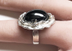835 zilver ring bloem onyx2