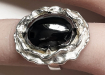 835 zilver ring bloem onyx3
