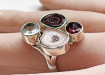 925 agaath geodes ring3
