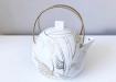 Gösta Grähs (1982) Chubby Teapot with Graphic Decor #114 20 cm3