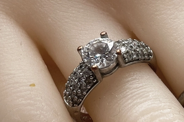 Zilveren Ring S925, Zirkonia