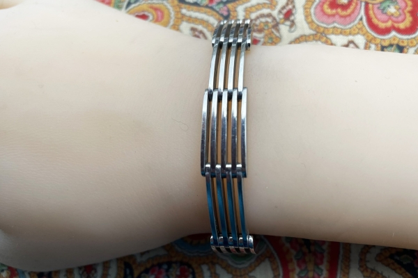 Modern Zilveren Armband