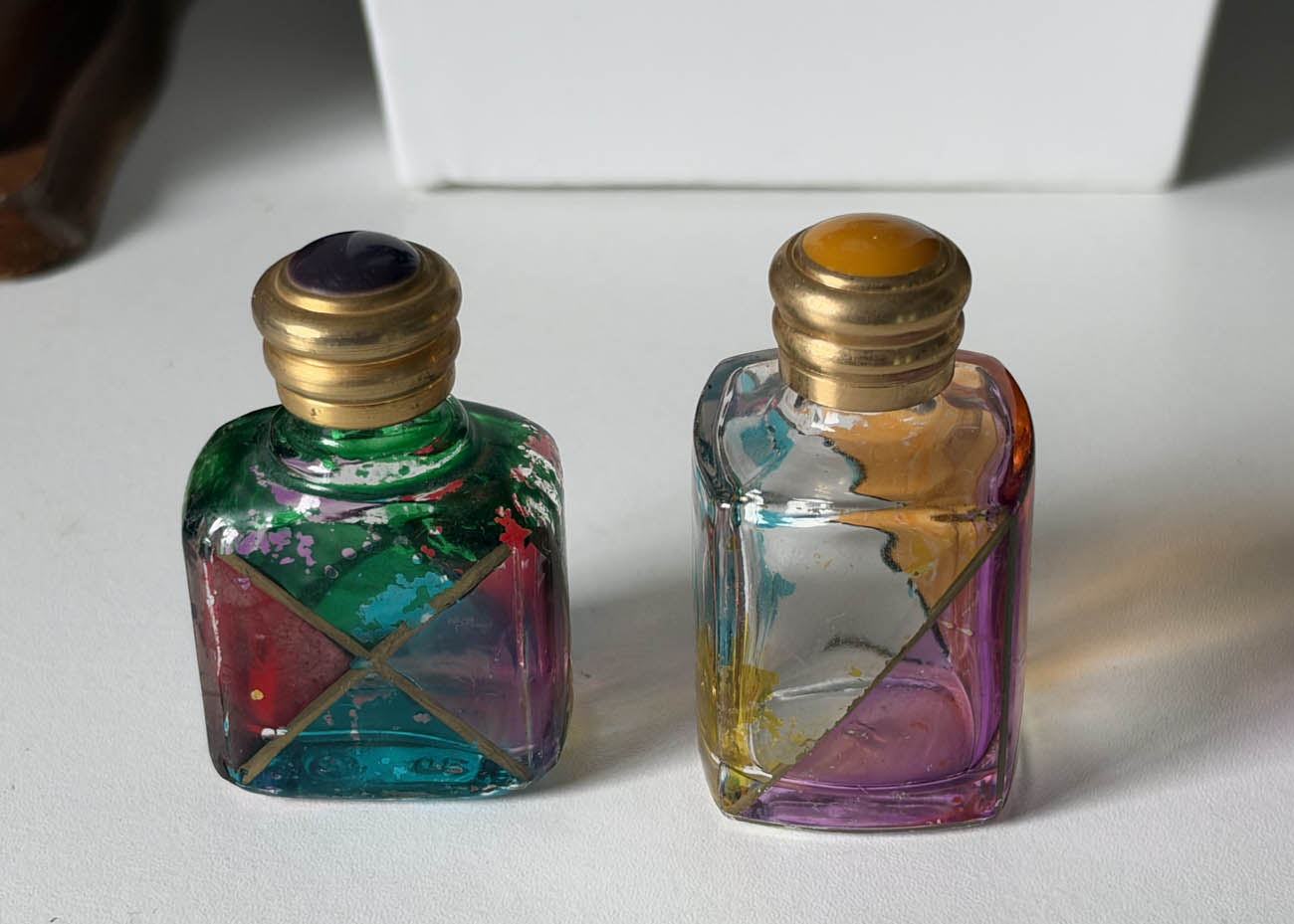 Vintage Florentiaanse parfumflesje1