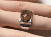 amber ring 22