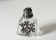 antiek parfum flesje met dop en deco bloemmotief1