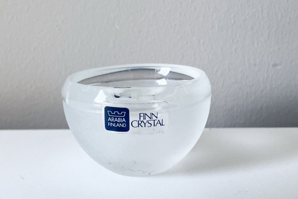1 Finn Crystal , Arabia Waxinehouder