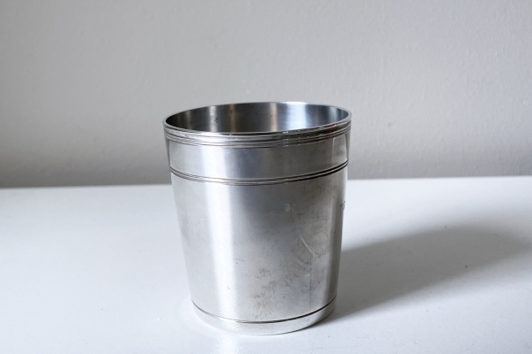 Zilveren 800 Bekertje met Inscriptie 90 gram