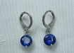 blauw glas oorbellen1