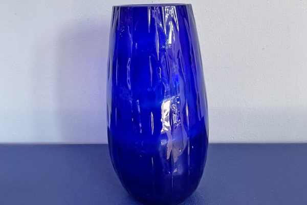 Kobaltblauwe  Glazen Vaas