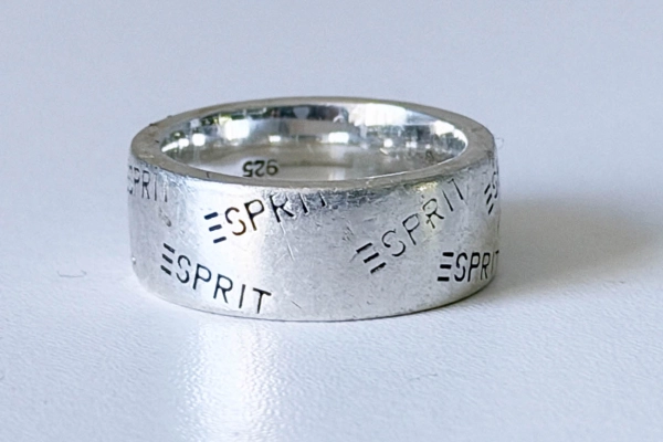 Zware Hollands Zilveren Esprit Ring , 13.5