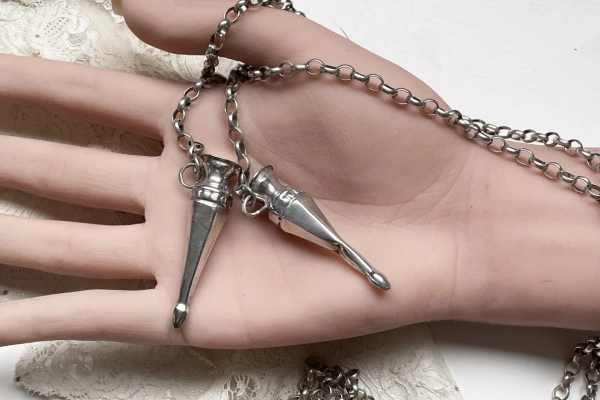 Lange Zilveren Jasseron Ketting met Breinaaldenstoppers