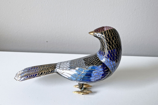 Cloisonnee Vogel