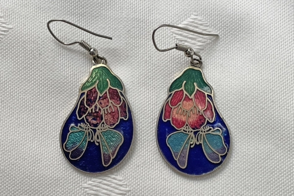 Cloisonnee Oorhangers