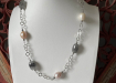 elegant z.kl. schakelketting zacht roze grijze parewls2
