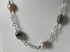 elegant z.kl. schakelketting zacht roze grijze parewls3