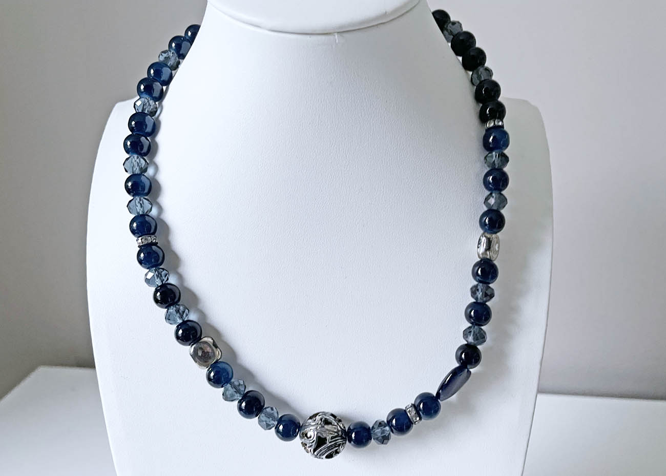 ketting blauw silver 3