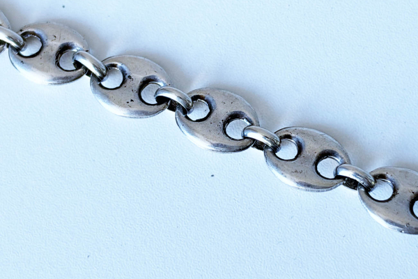 Zilveren Armband "Koffieboontjes" 