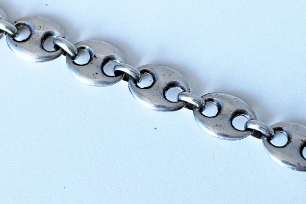 Zilveren Armband "Koffieboontjes" 