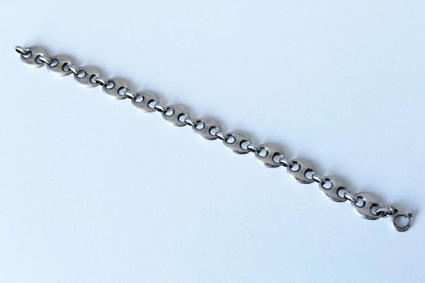 Zilveren Armband "Koffieboontjes" 