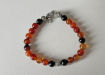 kralenarmband rode:zw edelstenen toggle sluiting1