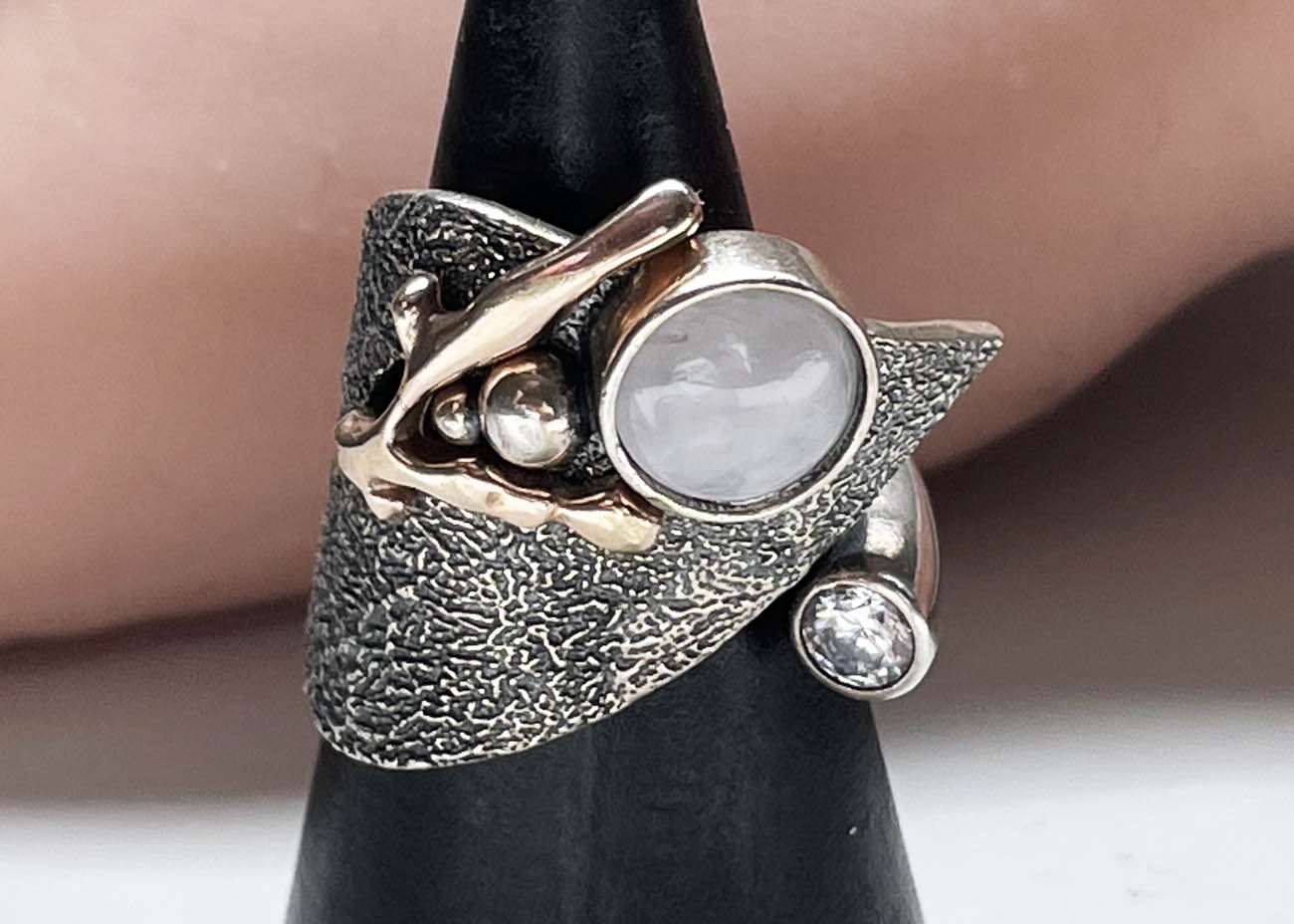 marutti geoxideer verguld kwart ring1