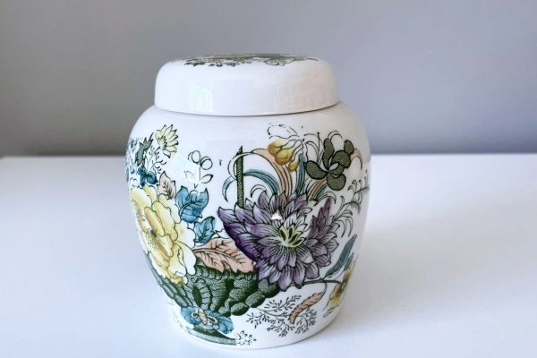 Vintage Mason's ,Strathmore ,Dekselpotje, Gemberpotje