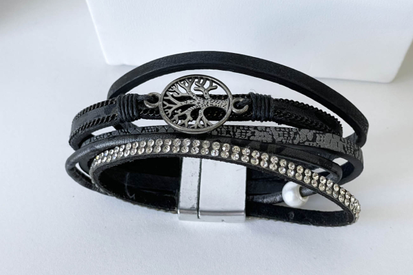 Armband met Meerdere Strengen + Levensboom