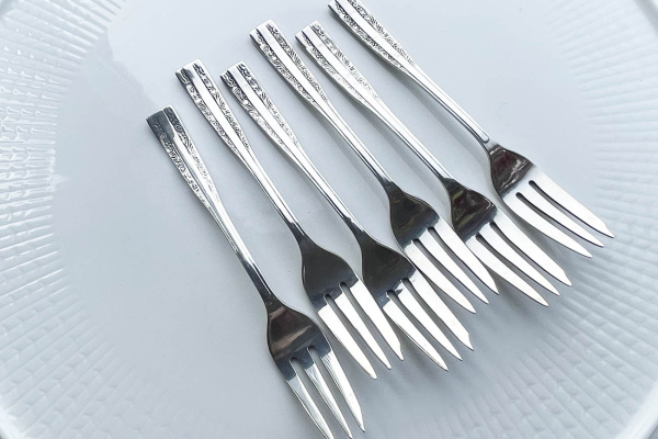 6 Dessertvorkjes, Met-60