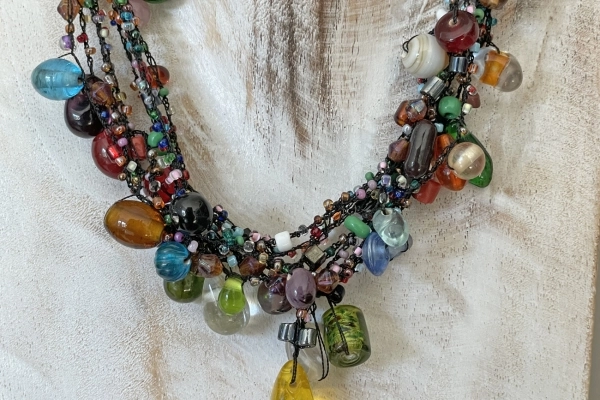 Boho Ketting met Diverse Kleuren Kralen