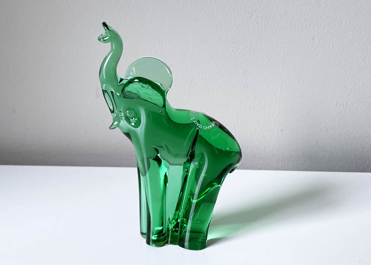 murano groen olifant1
