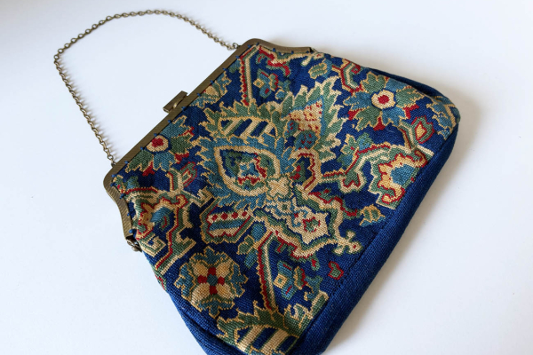 Oud Petit Point Tasje 