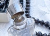 parfumflesje zilver dop3