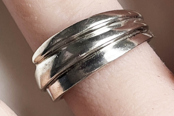 Zilveren 925, Ring, Maat 18