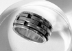 spinnerring geometrisch bandpatroon 9253