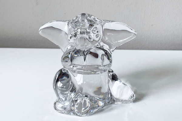 Sculpuur Zittende Olifant,  Kristal van Villeroy & Boch