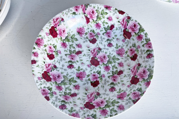 Schaal, Victorian Rose China