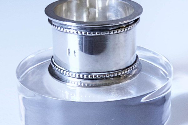 Zware Hollands Zilveren Vingerdoekring, 17 gram