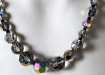 vintage Aurora Borealis kristallen kralenketting1