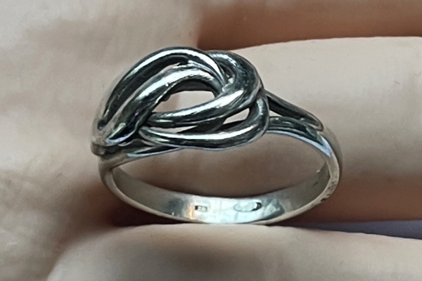 Vintage Zilveren Ring, 835 en ZII Gekeurd, Maat 16.5