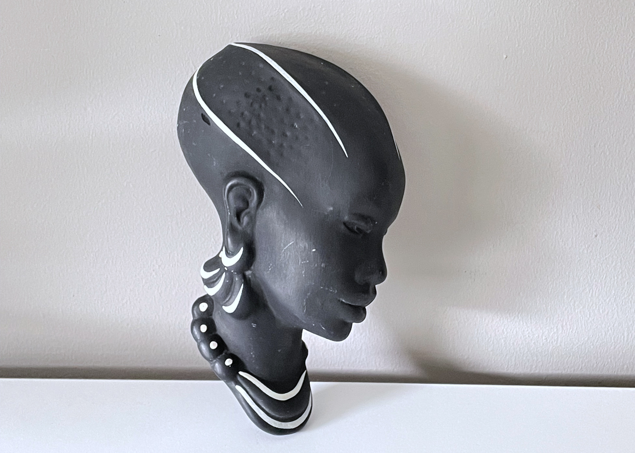 wandhanger vrouw hoofd  ancora4